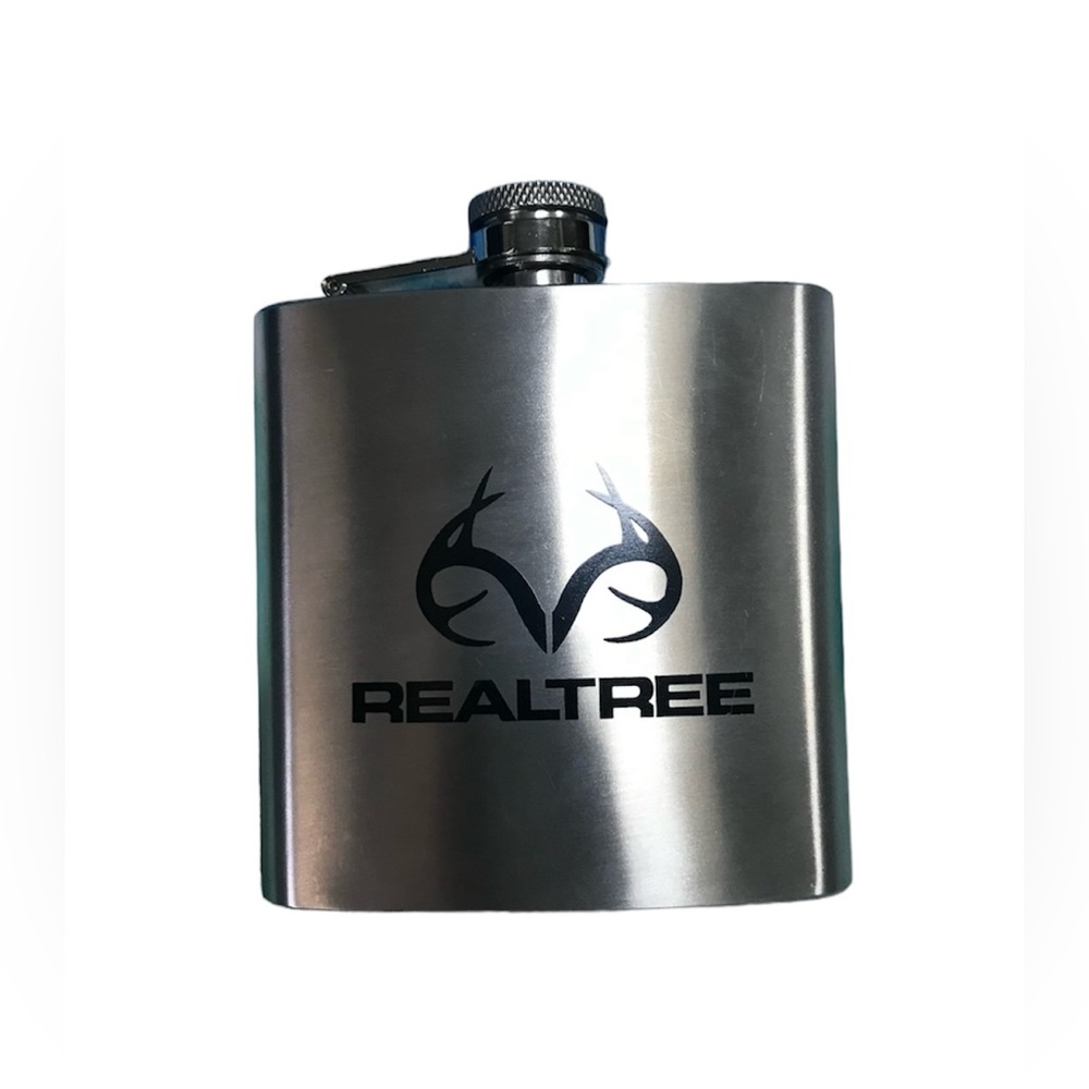 Realtree Stainless Steel Flask 6oz